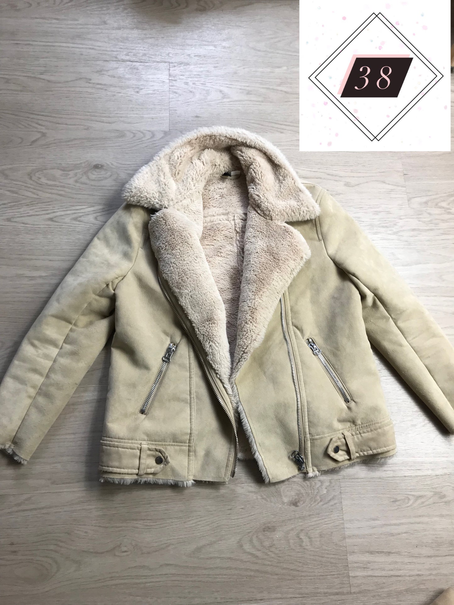 Leder Felljacke