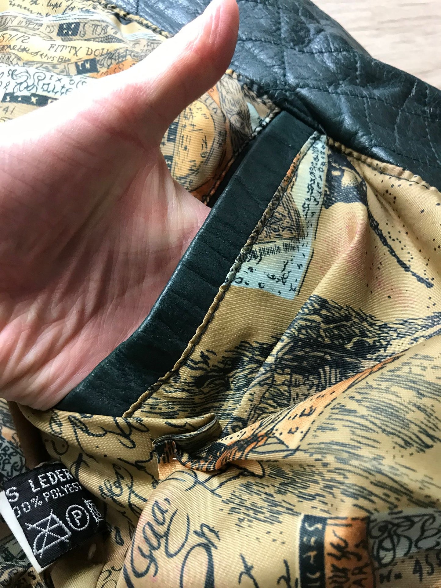 Lederjacke