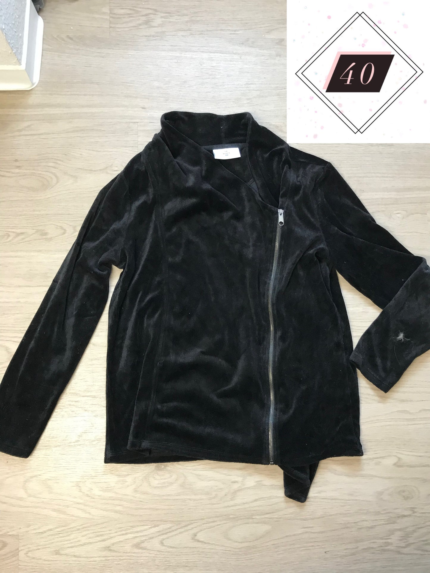 Samt Jacke
