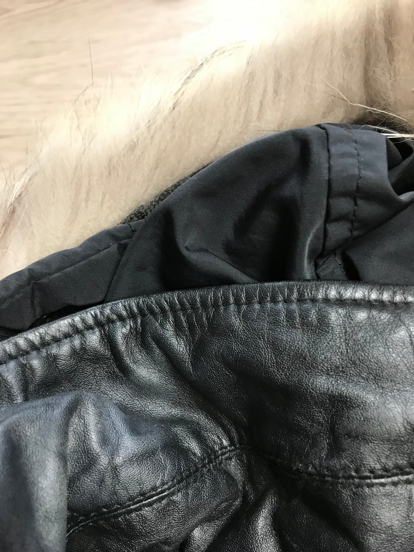 Jacke mit Echtfell