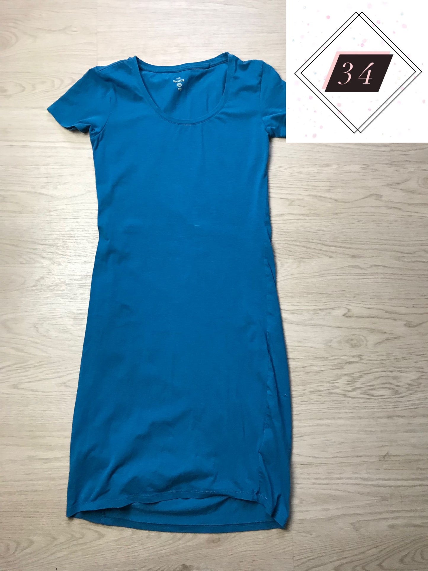 Langes Shirt Basic Kleid