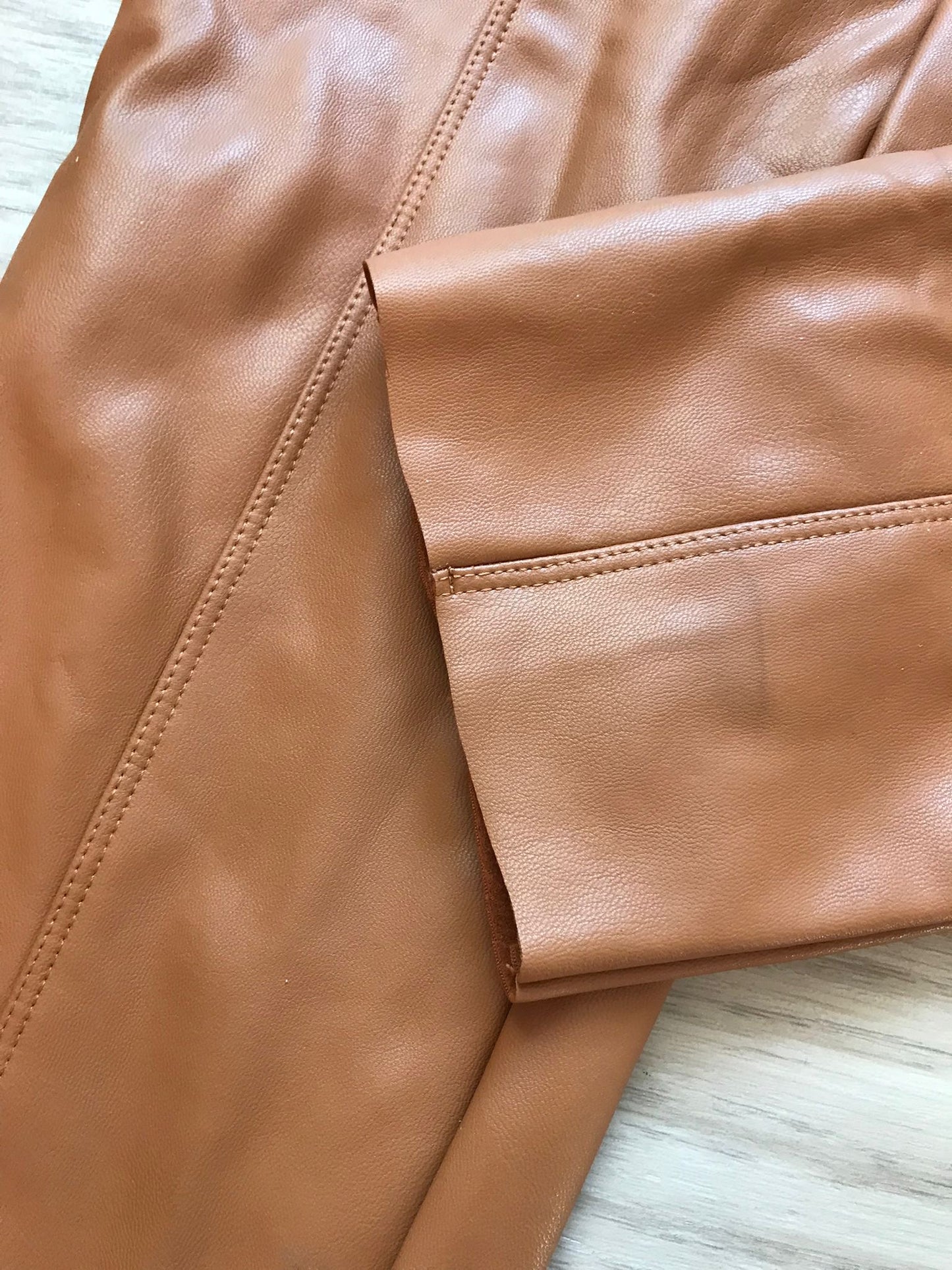 Lederleggings