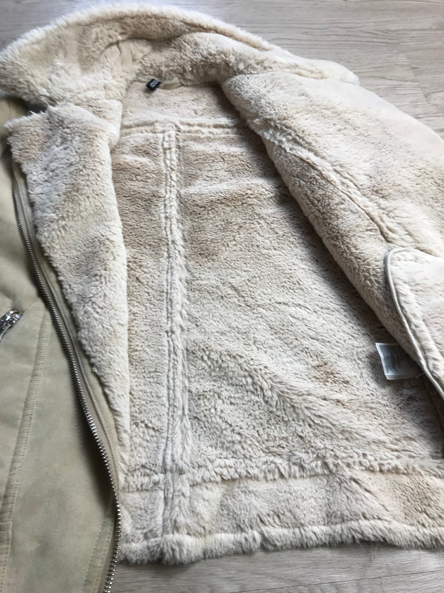 Leder Felljacke