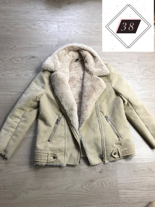 Leder Felljacke