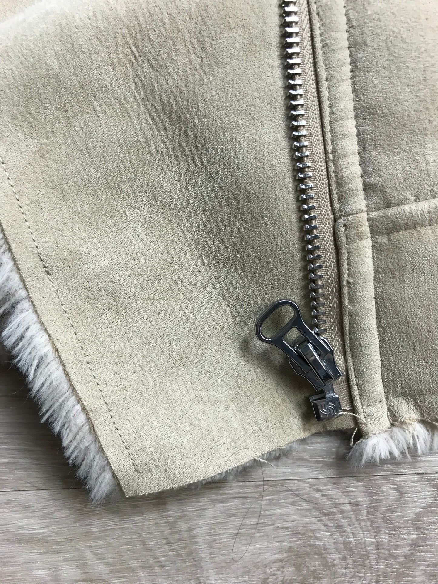 Leder Felljacke