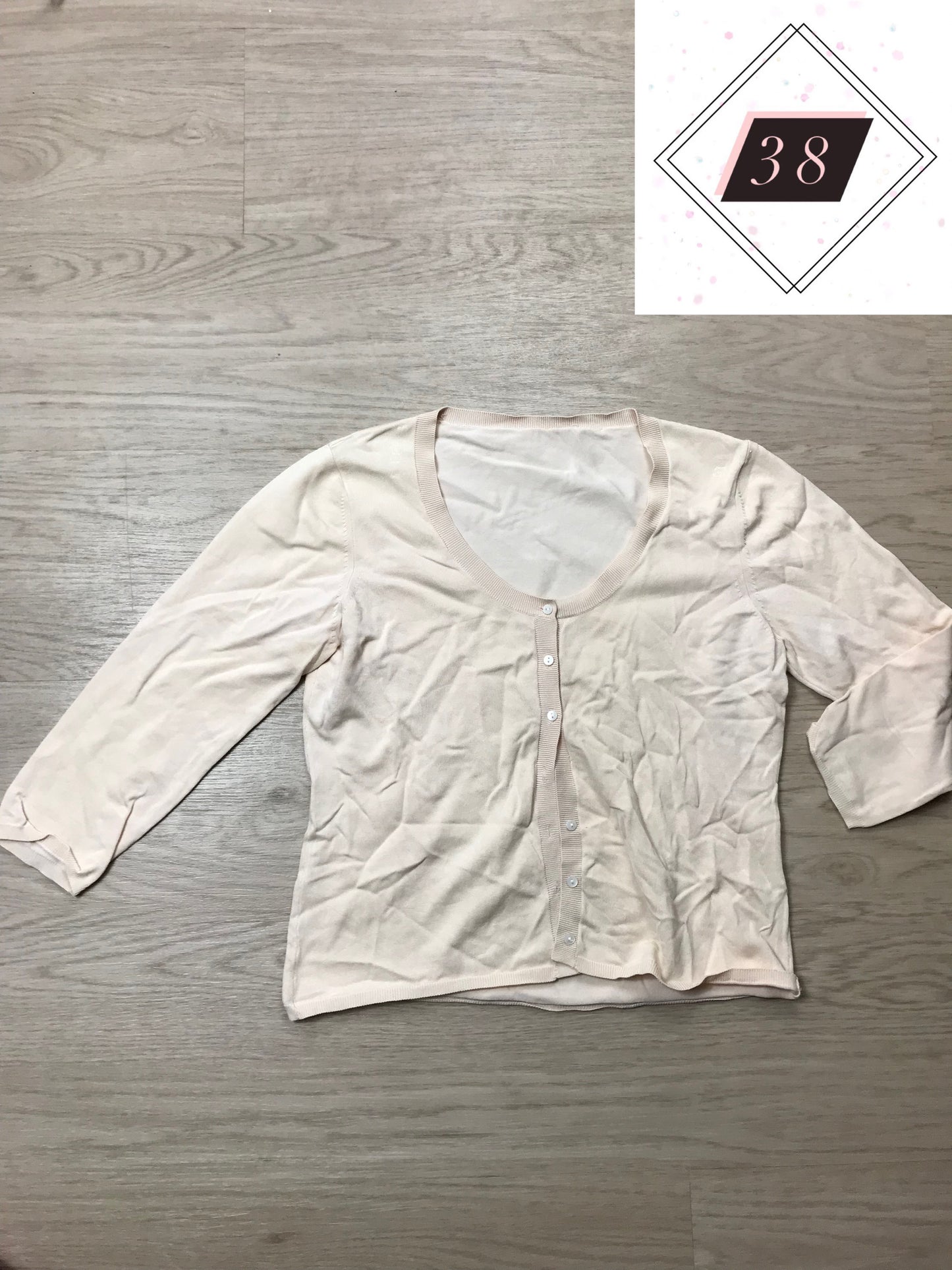 Strickjacke mit Seide