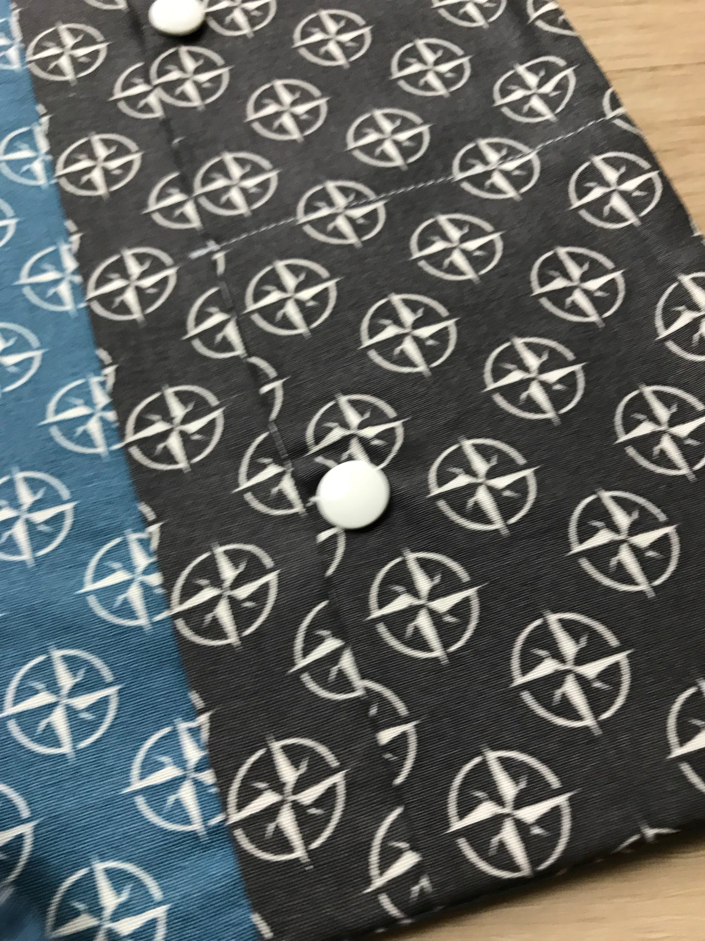 Handmade Wickeltasche