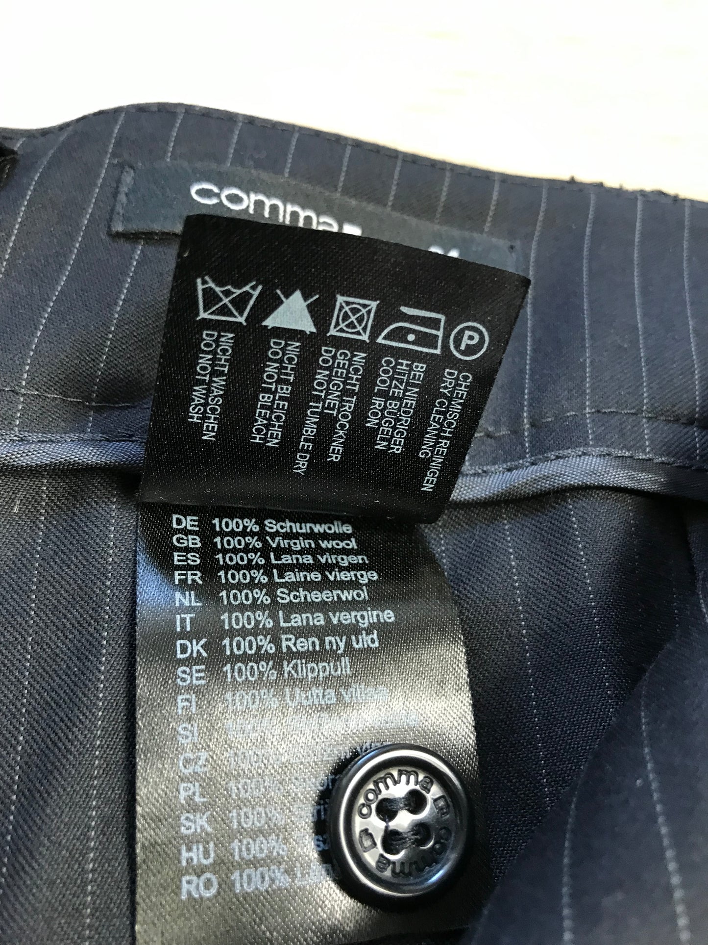 Schurwolle Business Hose