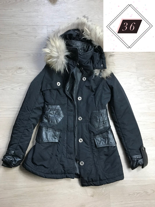 Jacke mit Echtfell