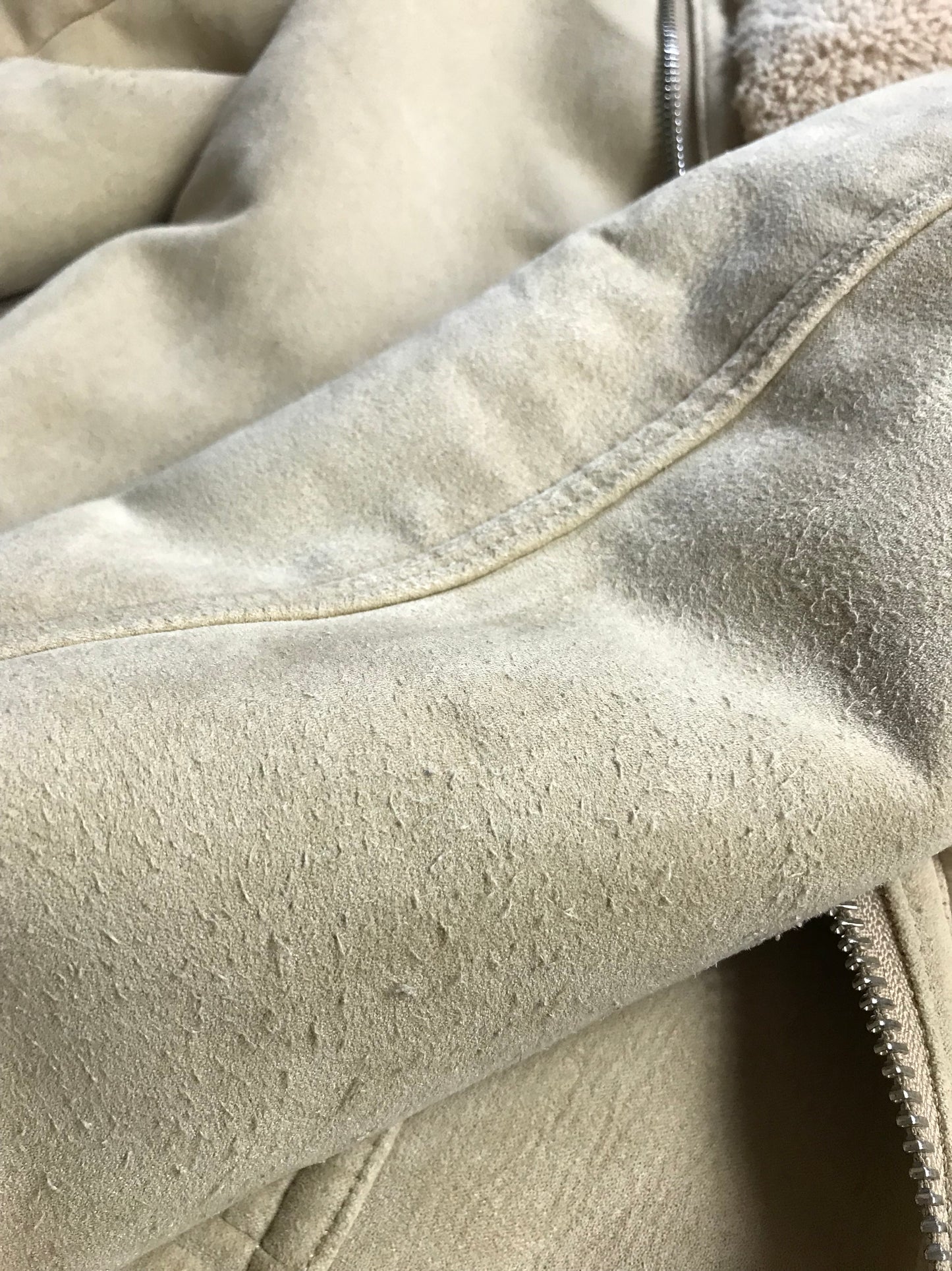 Leder Felljacke